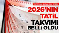 Resmi Tatiller Açıklandı!