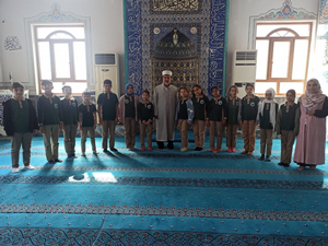 Öğrenciler Aşağı Camii'yi ziyaret etti.