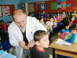 Öğrencilere Okul Aşıları Yapılıyor