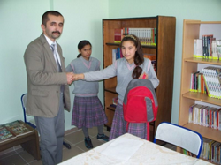 Yenidoğan İlköğretim'de Kütüphane Kuruldu