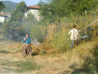 Boş Arsada Ot Yangını
