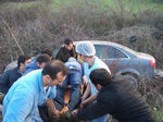 Gurbetçi Aileyi Allah Korudu