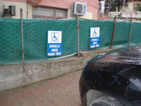 Engelli Araç Park Yeri Düzenlendi