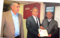 Vali Büyük’ten Plaket