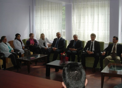 Kaymakam Muhlis Arslan YİBO yu Ziyaret Etti