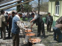 İçdedeler Köyünde Geleneksel Hayır Pilavı