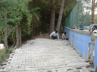 Okul Çevresinde Parke Çalışması