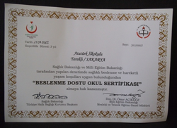 “Beslenme Dostu Okul Projesi”