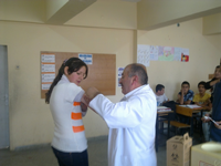 Öğrencilere Tetenos Aşısı Yapıldı