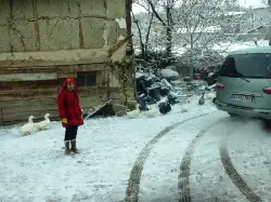 Yağan Karın Keyfini Çıkarttılar.
