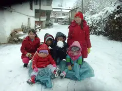 Yağan Karın Keyfini Çıkarttılar.