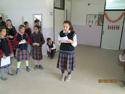 Yenidoğan İlköğretim Okulunda Yeşilay Haftası Etkinliği