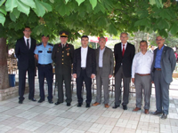 Gezmek için Geldiği Taraklıda 19 Mayıs Bayramı Törenlerine Katıldı