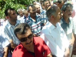 Muhtarın babası Toprağa Verildi