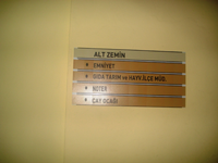 Kurumlar İçin Yön Levhası Yerleştirildi