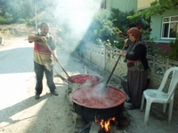 Evlerde Salça Yapımı Telaşı Başladı.