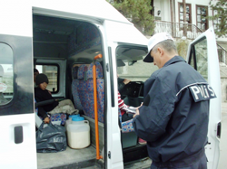 Öğrenci Taşıyan Servis Araçlarına Denetim