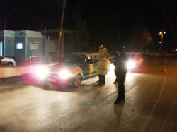 Taraklı Trafik Polisi Yılın İlk Saatlerinde Trafik Kontrolü Yaptı: