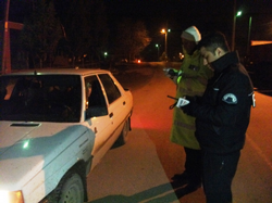 Taraklı Trafik Polisi Yılın İlk Saatlerinde Trafik Kontrolü Yaptı: