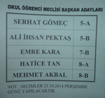 Öğrenci Meclisi Başkanlığı Seçimi Heyecanı