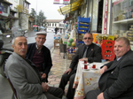 Başkan vekili Mustafa Çelikpençe esnafı ziyaret ediyor
