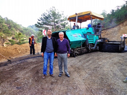 Özkaraman Asfaltlama Çalışmalarında