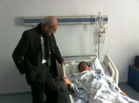 Özkaraman Korucuk Devlet Hastanesinde Hasta Ziyaretleri Yaptı