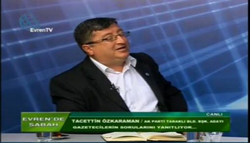 Özkaraman Evren TV de Projelerini anlattı