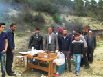 Salih Çerçi’den Mangal Ziyafeti