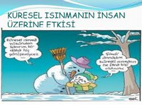 Küresel Isınmanın İnsan Yaşamına Etkisi KonuluKarikatür Yarışması