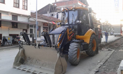 Yusufbey ve Ankara Caddesinde Yaya Kaldırımı Çalışmaları Başladı