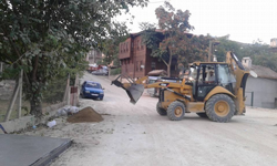 Yusufbey ve Ankara Caddesinde Yaya Kaldırımı Çalışmaları Başladı