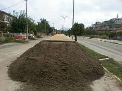 SEDAŞ Ekipleri Aydınlatma Direklerin Yol Kenarına Alıyor.