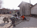 Akçapıar Mahallesinde Parke Çalışması