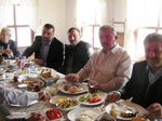Özkaraman Muhtarları Kahvaltıda Ağırladı