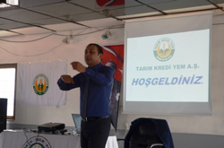 TARAKLI ‘DA ÇİFTÇİLERE GÜBRE, İLAÇ VE YEM KULLANIMI HAKKINDA BİLGİLENDİRME 