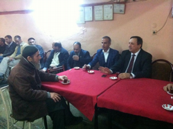Romanlardan Enver Toçoğlu'na ziyaret