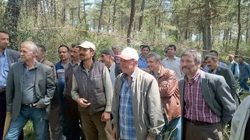 AĞAÇ KESME VE BOYLAMA OPERATÖRLÜĞÜ KURSUNA KATILANLAR ORMANDA UYGULAMA