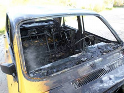 SEYİR HALİNDEYKEN ALEV ALDI: