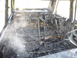 SEYİR HALİNDEYKEN ALEV ALDI: