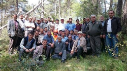 AĞAÇ KESME VE BOYLAMA OPERATÖRLÜĞÜ KURSUNA KATILANLAR ORMANDA UYGULAMA