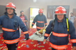 ANAOKULU ÖĞRENCİLERİNE YANGIN TATBİKATI