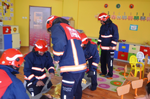 ANAOKULU ÖĞRENCİLERİNE YANGIN TATBİKATI