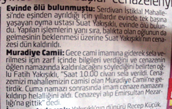 Evinde Ölü Bulundu