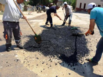 BOZULAN YOLLARA ASFALT YAMA