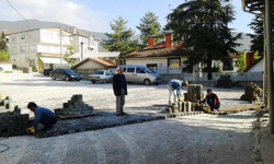Okul Yolu ve Kapalı Pazayeri Güzelleşiyor