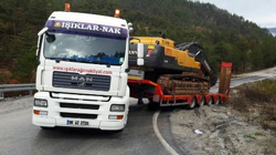 Kaygan Zeminde Yokuşu Çıkamayan TIR yolda Kaldı