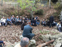 Suyun Akması için Mahalle’li Kur’an Okudu Dualar Etti