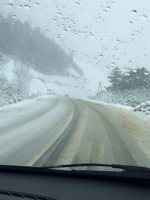 Yağmur sonrasında kar yağışı etkili oluyor