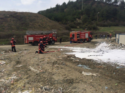 Taraklı Termal’de Yangın Tatbikatı.